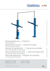 Nussbaum POWER LIFT HF 3S 3500 Instrucciones De Servicio