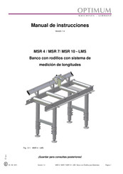 Optimum MSR 10-LMS Manual De Instrucciones