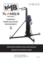 PRO LIFTS VMB TL-A400/8 Manual De Instrucciones