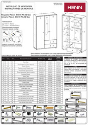 Henn Armario 109-10 Instrucciones De Montaje