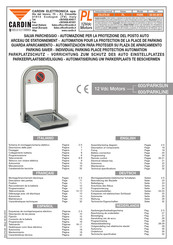 Cardin Elettronica PL 600/PARKLINE Manual Del Usuario