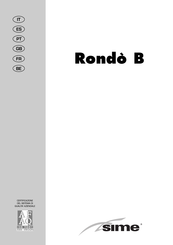 Sime Rondo B5 Manual Del Usuario