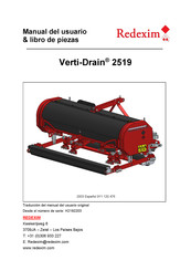 Redexim Verti-Drain 2519 Manual Del Usuario