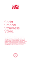 Isi Soda Siphon Stainless Steel Modo De Empleo