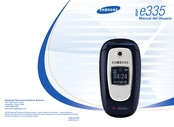 Samsung SGH-E335 Manual Del Usuario