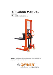 GAYNER APM-1,5 Manual De Instrucciones