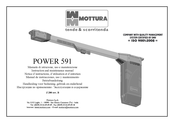 Mottura POWER 591 Manual De Instrucciones