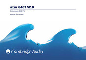 Cambridge Audio azur 640T Manual Del Usuario