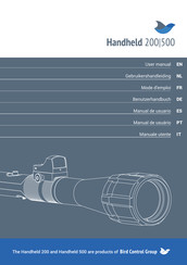Bird Control Group Handheld 500 Manual De Usuario