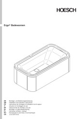 HOESCH Ergo+ Serie Instrucciones De Montaje