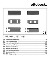 Ottobock 757Z149 Instrucciones De Uso