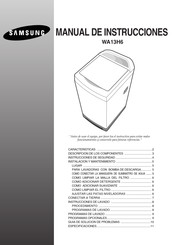 Samsung WA13H6 Manual De Instrucciones