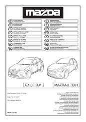 Mazda DC3L-V7-510A Instrucciones De Montaje