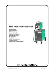 Migatronic MIG 445x Manual De Instrucciones