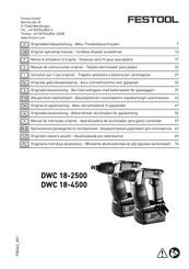 Festool DWC 18-4500 Manual De Instrucciones