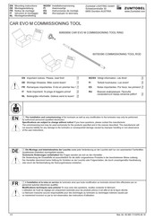 Zumtobel CAR EVO COMMISSIONING TOOL Instrucciones De Montaje