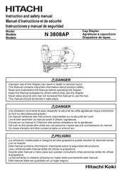 Hitachi N 3808AP Instrucciones Y Manual De Seguridad