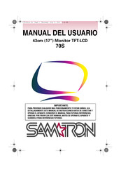 Samtron 70S Manual Del Usuario