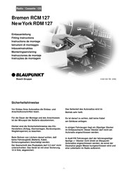 Blaupunkt Bremen RCM 127 Instrucciones De Montaje