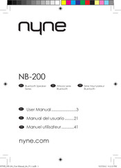 Nyne NB-200 Manual Del Usuario