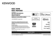 Kenwood KDC-HD458U Manual De Instrucciones