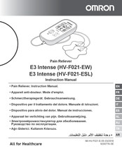 Omron E3 Intense HV-F021-ESL Manual De Instrucciones