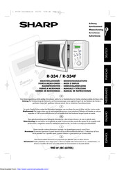 Sharp R-334F Manual De Instrucciones