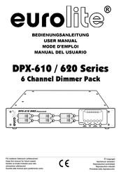 EuroLite DPX-610 MP Manual Del Usuario