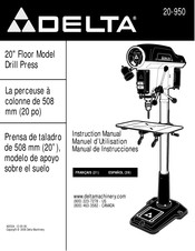 Delta 20-950 Manual De Instrucciones