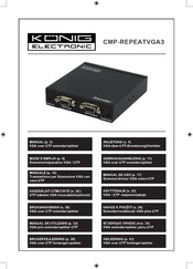 König Electronic CMP-REPEATVGA3 Manual De Uso