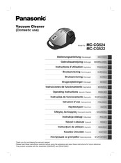 Panasonic MC-CG524 Instrucciones De Funcionamiento