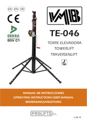 VMB TE-046 Manual De Instrucciones