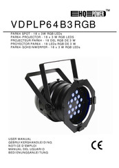 HQ-Power VDPLP64B3RGB Manual Del Usuario