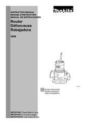 Makita 3606 Manual De Instrucciones