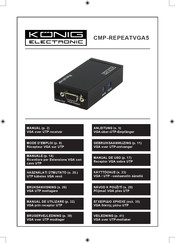 König Electronic CMP-REPEATVGA5 Manual De Uso