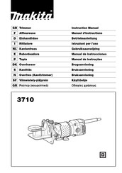 Makita 3710 Manual De Instrucciones