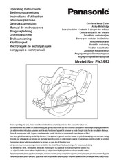 Panasonic EY3552 Manual De Instrucciones