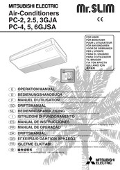 Mitsubishi Electric Mr.SLIM PC-3GJA Manual De Instrucciones