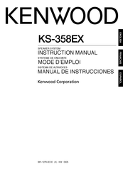 Kenwood KS-358EX Manual De Instrucciones