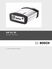 Bosch VIP X1 XF Serie Manual De Instalación Y Funcionamiento