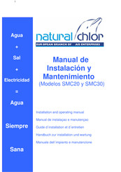 NATURAL CHLOR SMC30 Manual De Instalación Y Mantenimiento