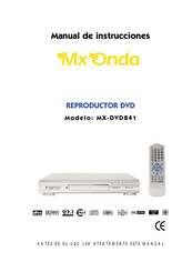 Mx Onda MX-DVD841 Manual De Instrucciones