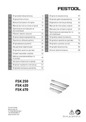 Festool FSK 420 Manual De Instrucciones