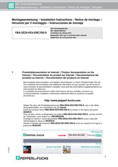 Pepperl+Fuchs VBA-2E2A-KE4-ENC/SSI-S Instrucciones De Montaje