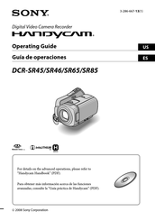 Sony Handycam DCR-SR85 Guía De Operaciónes