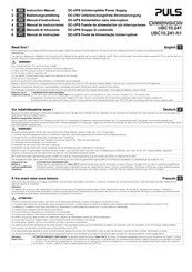 Puls Dimension Serie Manual De Instrucciones