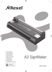 Rexel A3 SignMaker Manual De Instrucciones