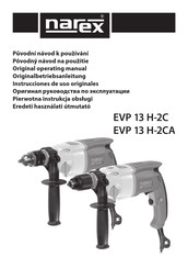Narex EVP 13 H-2CA Instrucciones De Uso Originales