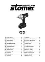 Stomer Professional SAD-18-I Instrucciones De Servicio