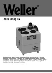 Weller Zero Smog 4V Manual De Uso